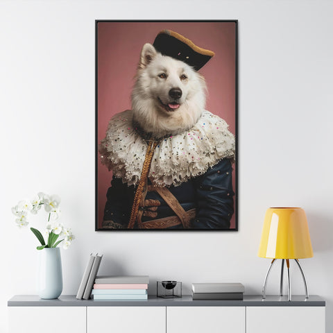 Royal Pet Portrait - White Alsatian