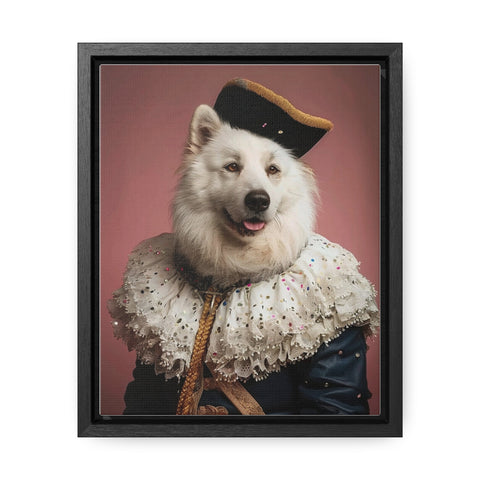 Royal Pet Portrait - White Alsatian