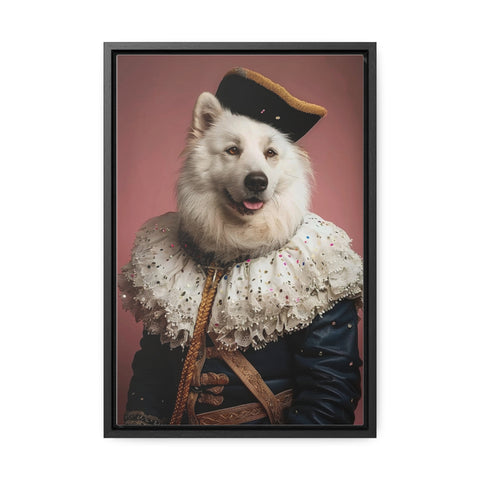 Royal Pet Portrait - White Alsatian