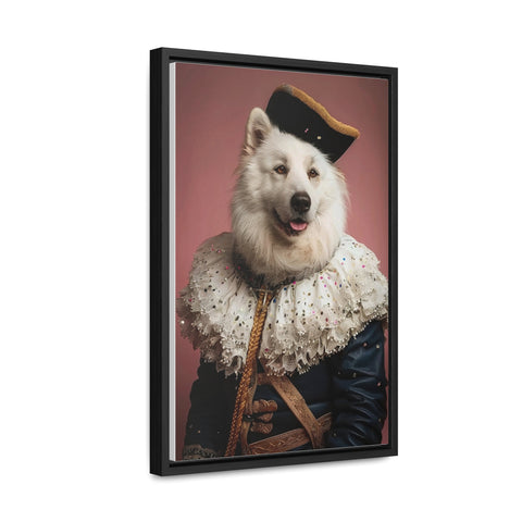 Royal Pet Portrait - White Alsatian