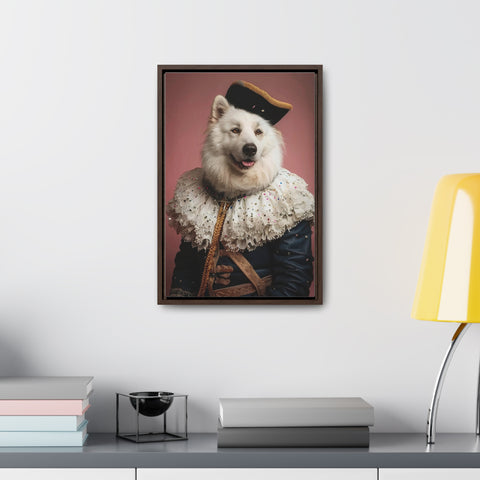 Royal Pet Portrait - White Alsatian