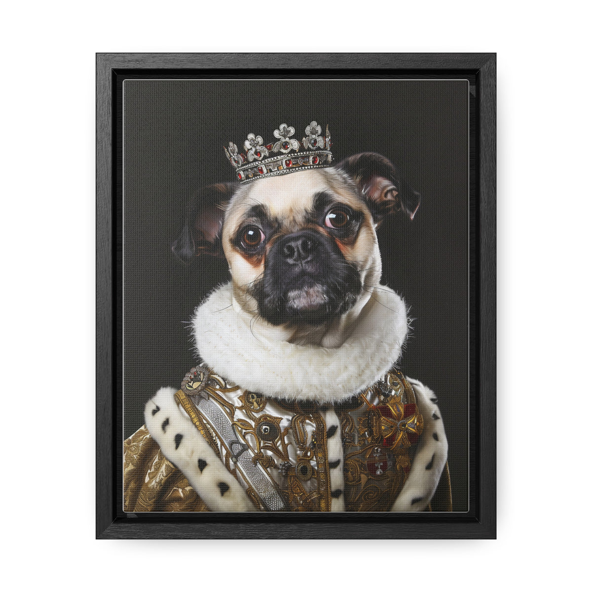 Royal Pet Portrait - Pug