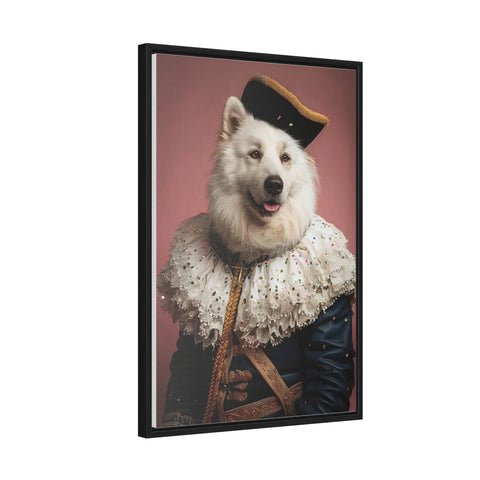 Royal Pet Portrait - White Alsatian