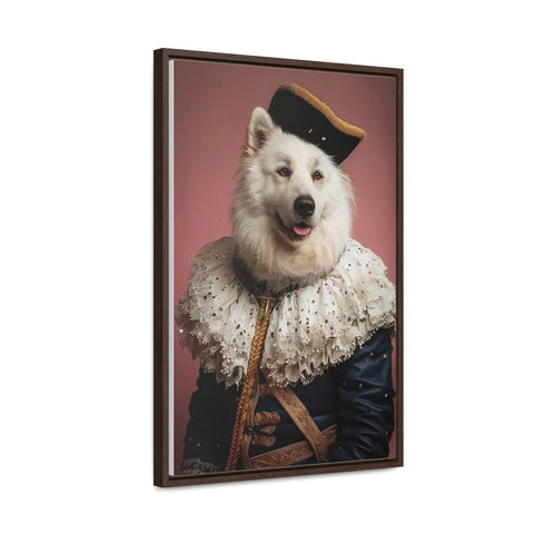 Royal Pet Portrait - White Alsatian